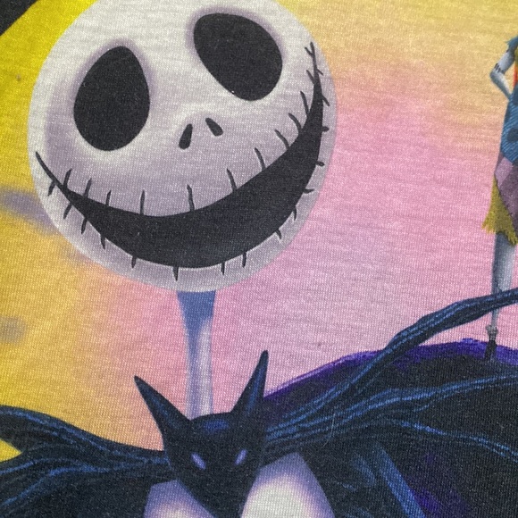 Disney Tim Burton's The Nightmare Before Christmas T-Shirt Juniors XL 15/17 - Picture 6 of 7